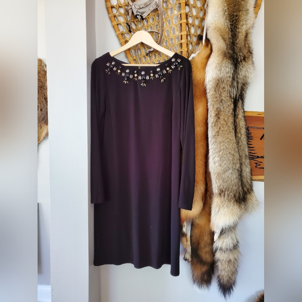 Vince Camuto jeweled LBD